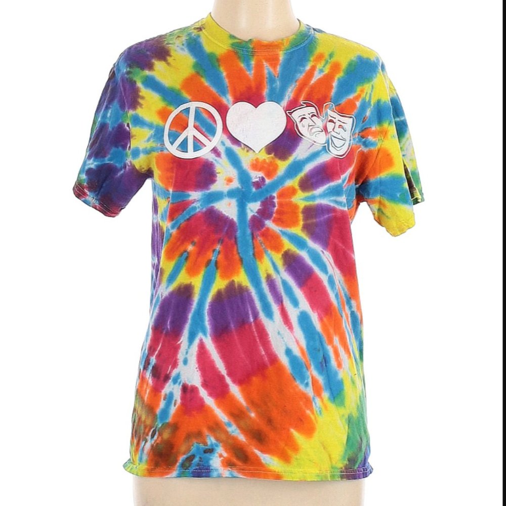 Tie Dye Graphic Top